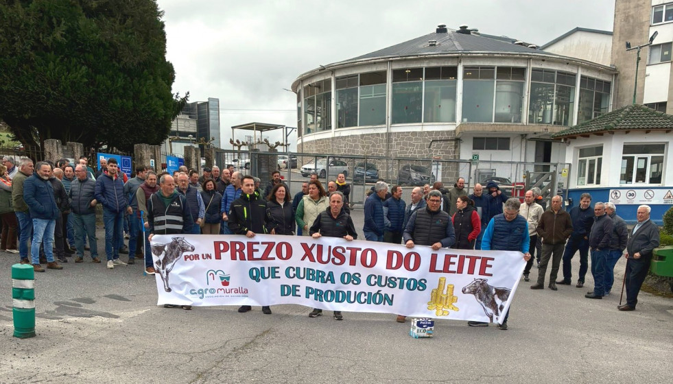 Protesta de ganaderos de Agromuralla