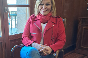 Archivo - La alcaldesa de Redondela (Pontevedra), Digna Rivas (PSOE).