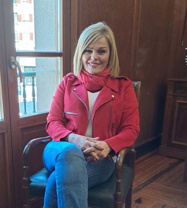 Archivo - La alcaldesa de Redondela (Pontevedra), Digna Rivas (PSOE).