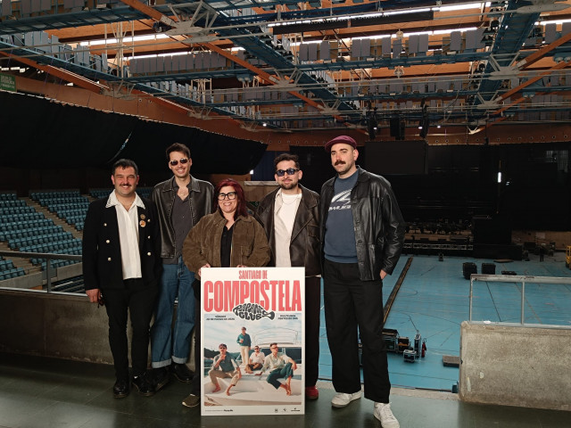 The Rapants y la concejala de Festas, Pilar Lueiro