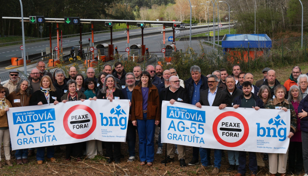 Presentación de la campaña por la gratuidad de la AG-55