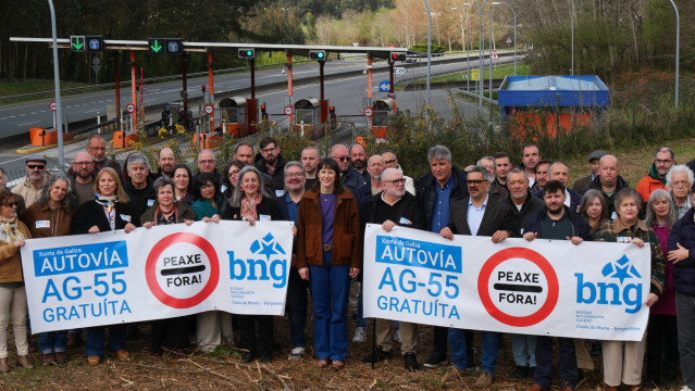 Presentación de la campaña por la gratuidad de la AG-55