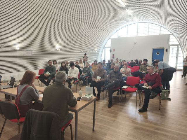 Asamblea de la entidad ecologista Adega, a 28 de marzo de 2026.