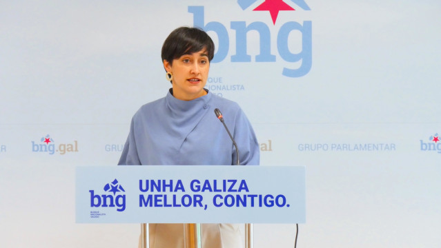 La diputada del BNG Ariadna Fernández