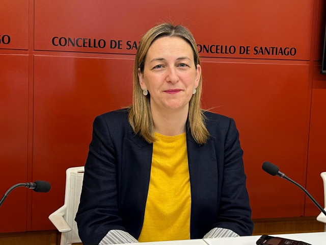 La portavoz del Gobierno local de Santiago de Compostela, Miriam Louzao