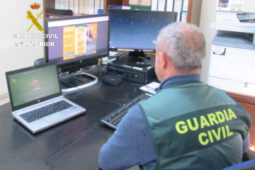 Imagen de un agente de la Guardia Civil.