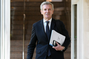 El presidente de la Xunta, Alfonso Rueda, tras la reunión del Consello de la Xunta