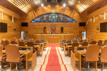 Archivo - Hemiciclo del Parlamento de Galicia.