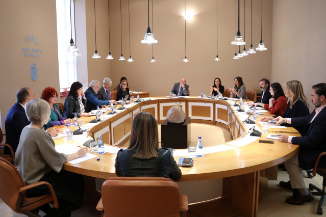 Junta de portavoces del Parlamento de Galicia.