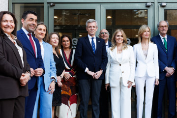 El presidente de la Xunta, Alfonso Rueda, participa en la toma de posesión de la nueva xunta directiva del Consello Galego de Colexios de Economistas