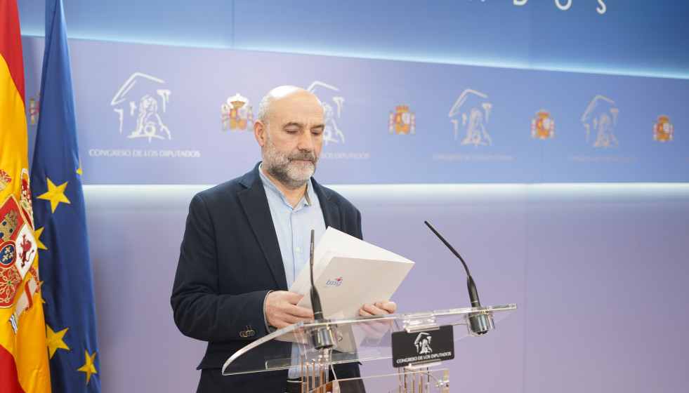 El diputado del BNG en el Congreso, Néstor Rego