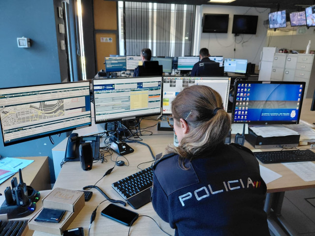 Sala CIMACC 091 de la Comisaría de Vigo-Redondela.