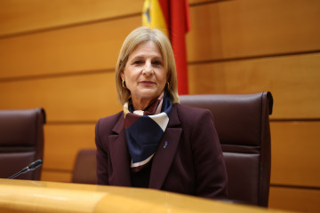 La Presidenta de la Federación Española de Municipios y Provincias (FEMP), María José García-Pelayo Jurado, comparece ante la Comisión General de las Entidades Locales, en el Senado, a 11 de mar
