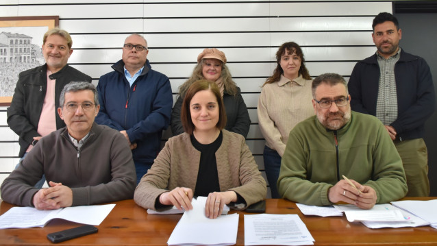 El BNG ofrece una rueda de prensa en el local comarcal de Xinzo de Limia para informar de descuadres en las cuentas del Ayuntamiento de Porqueira