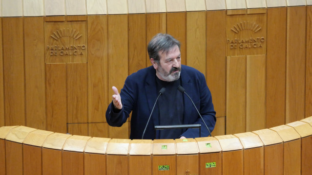 El viceportavoz segundo del BNG en el Parlamento, Luis Bará.