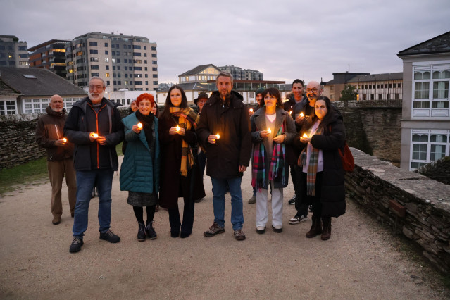 Archivo - BNG reclama a la Xunta que acondicione el alumbrado ornamental de la muralla de Lugo.