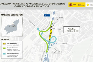 Cortes en la avenida de Alfonso Molina