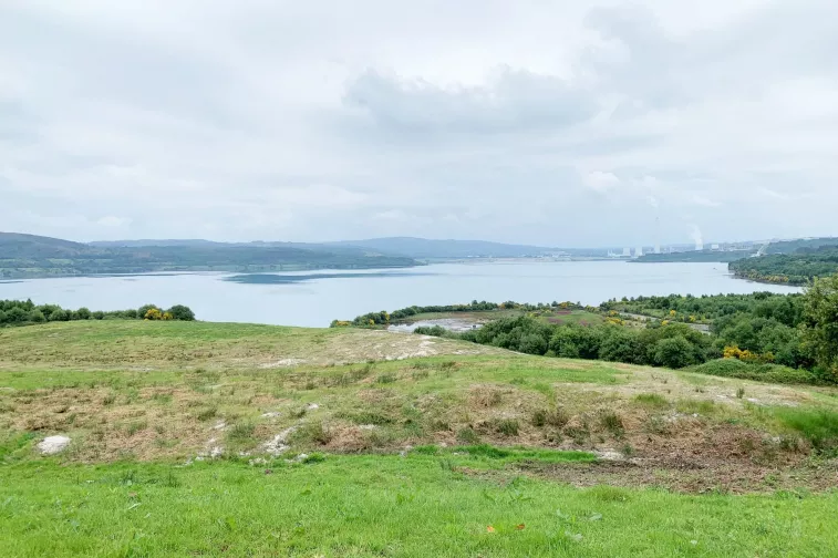 Zona de As Pontes donde Magtel busca construir su central de bombe