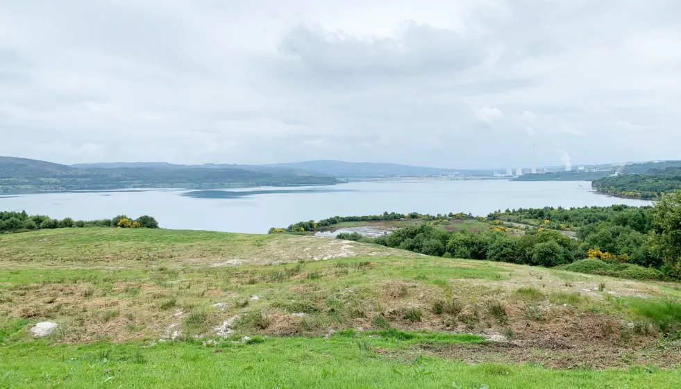 Zona de As Pontes donde Magtel busca construir su central de bombe