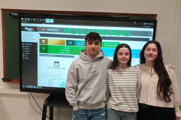 Estudiantes del IES Río Cabe de Lugo que participarán en la competición.