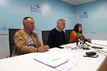 El Grupo Municipal del BNG en el Ayuntamiento de Ourense comparece en rueda de prensa para informar de asuntos de actualidad