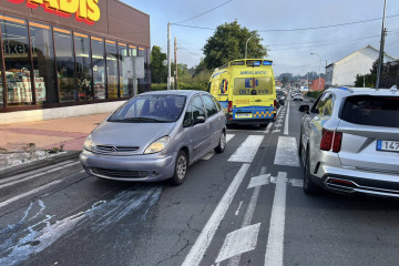 Atropellada una mujer de 80 años en un paso de peatones de Sanxenxo (Pontevedra)