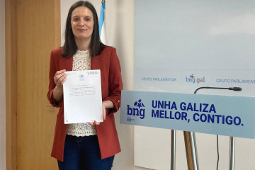 La viceportavoz parlamentaria del BNG, Olalla Rodil, presenta la 40 propuestas que el BNG defenderá en el Debate sobre el Estado de la Autonomía