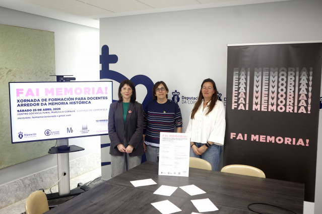 Presentación en la Diputación de A Coruña de la iniciativa 'Fai Memoria'