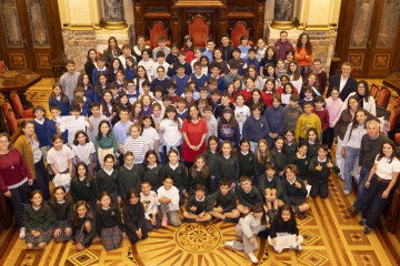 La alcaldesa de A Coruña, Inés Rey, preside el acto del Proyecto Semente
