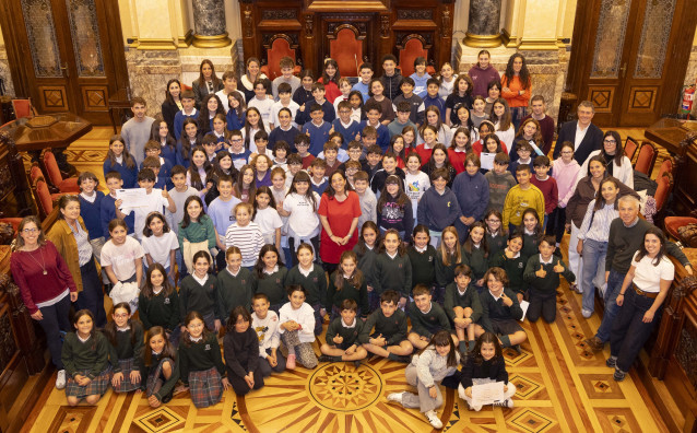 La alcaldesa de A Coruña, Inés Rey, preside el acto del Proyecto Semente