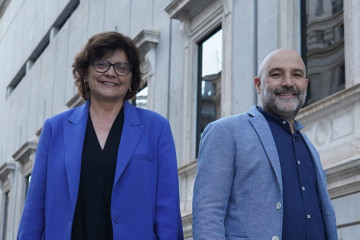 Archivo - La senadora del BNG Carme da Silva y el diputado en el Congreso Néstor Rego