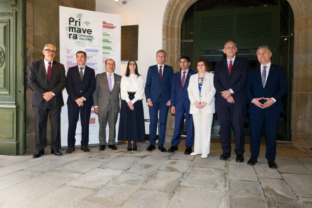 La catedrática Rosa Crujeiras toma posesión como rectora de la Universidad de Santiago de Compostela, a 10 de abril de 2026