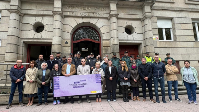 Minuto de silencio en Ourense