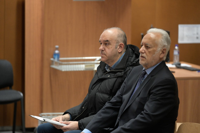 Manuel Reija y Miguel Reija, lotero y exdelegado provincial de Loterías y Apuestas del Estado acusados de quedarse con un boleto de una Primitiva millonaria y juzgados por estafa y blanqueo de capitales