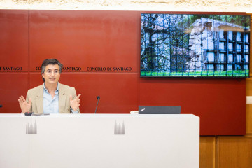 El líder del PP de Santiago, Borja Verea