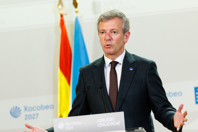 Rueda en una intervención tras la reunión semanal de su Gobierno.