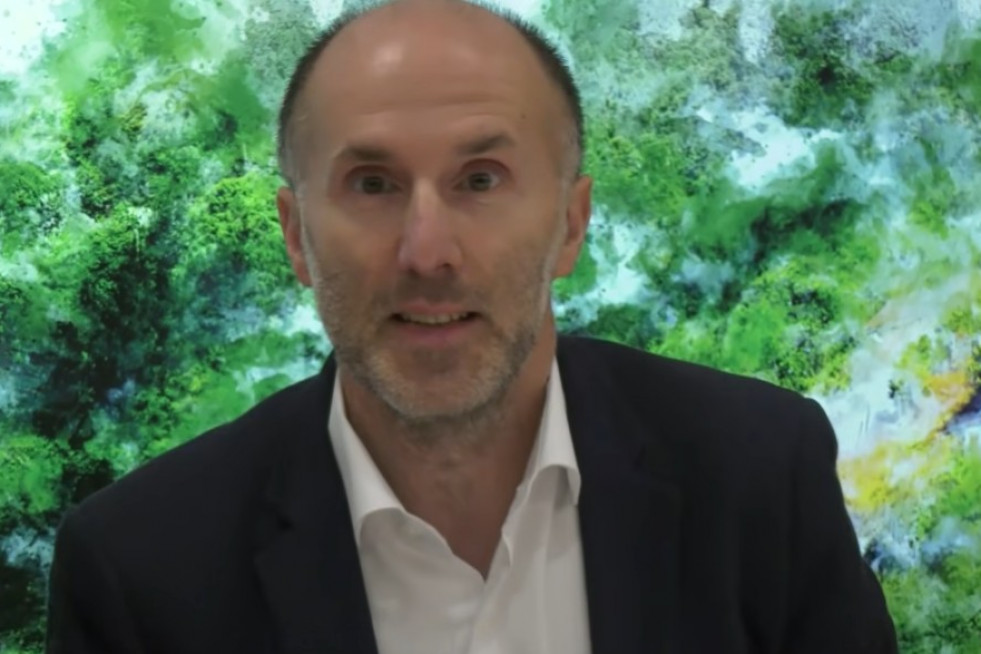 Jácome en una imagen de Auria TV