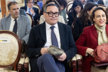 El exfiscal general del Estado, Álvaro García Ortiz, durante la II Jornada de debate sobre el proyecto de Ley Orgánica de Enjuiciamiento Criminal, en el Centro de Estudios Políticos y Constitucion