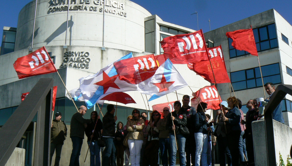 Archivo - Protesta De CIG Saúde Frente Al Sergas En Santiago. Foto de archivo