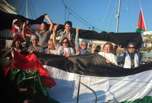 Archivo - Participantes en la Flotilla de Mujeres Rumbo a Gaza