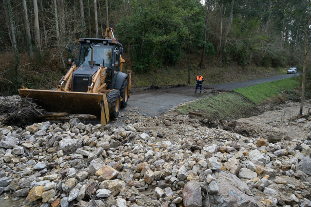 Archivo - Rotura y desbordamiento de una antigua balsa minera en Monte Neme.