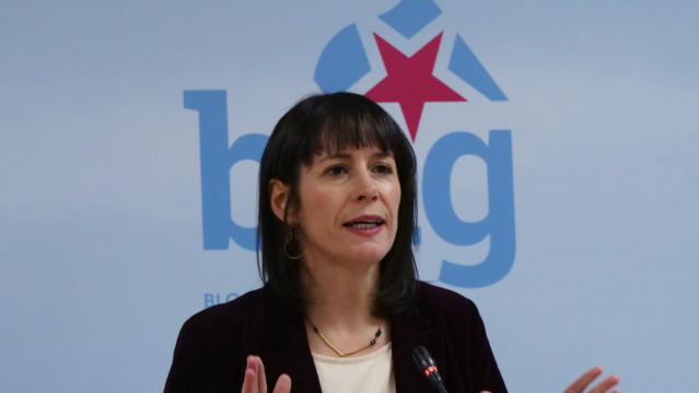 Archivo - Ana Pontón comparece en rueda de prensa (imagen de archivo)