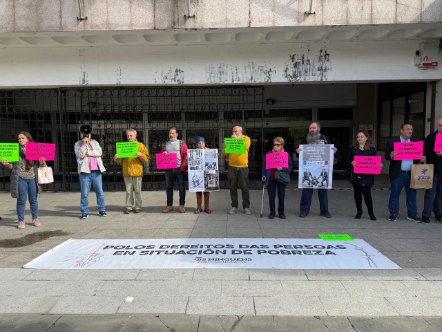 Imagen de la concentración de este jueves.