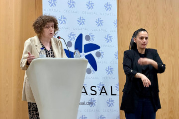 La alcaldesa de Santiago, Goretti Sanmartín, en el Congreso Nacional dos Centros Especiais de Emprego de Iniciativa Social