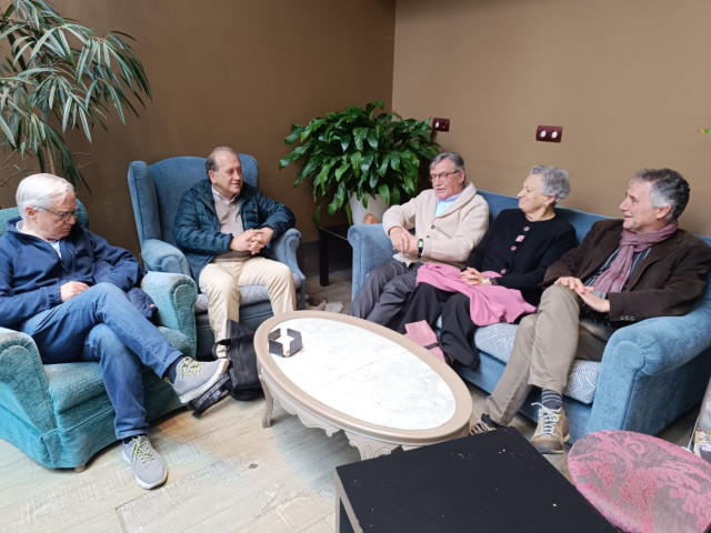 Grupo impulsor del acto en reconocimiento al exfiscal general del Estado Alvaro García Ortiz