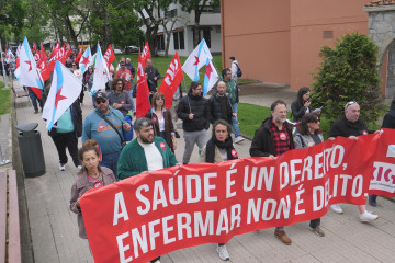 Manifestación de la CIG en Pontevedra.