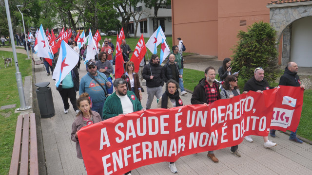 Manifestación de la CIG en Pontevedra.