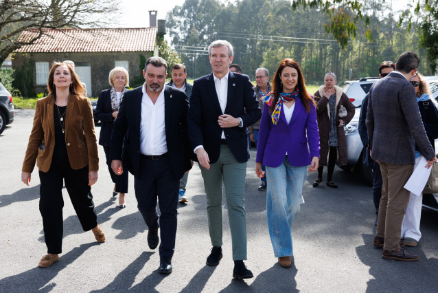 Rueda en la entrega de títulos de concentración en Mesía.