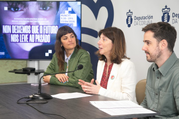 Presentación de una jornada de la Diputación de A Coruña sobre violencias machistas digitales