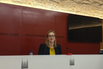La portavoz del Gobierno local de Santiago, Míriam Louzao